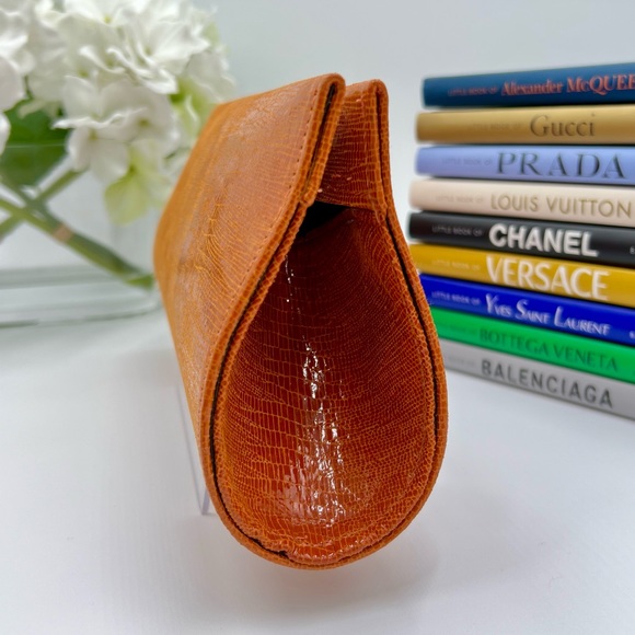 VGUC Michelle LaLonde Orange Clutch/Shoulder Bag - Picture 8 of 10